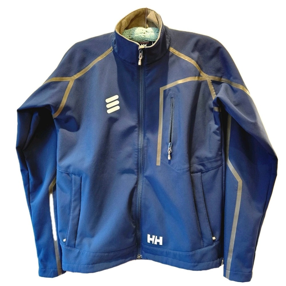 Helly Hansen Ericsson Race Team Softshell Jacket Men Small Navy Sailing Boating